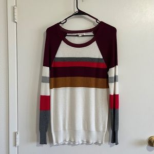 Long sleeve knitted sweater
